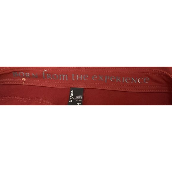 Prana Brion Men's Size 32 Rust Red Nylon Blend Shorts 32" x 10" - Picture 6 of 8